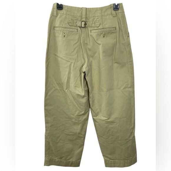 Madewell Relaxed Chino Pants in Pale Lichen Size 0‎ Cropped Trousers - Picture 3 of 8